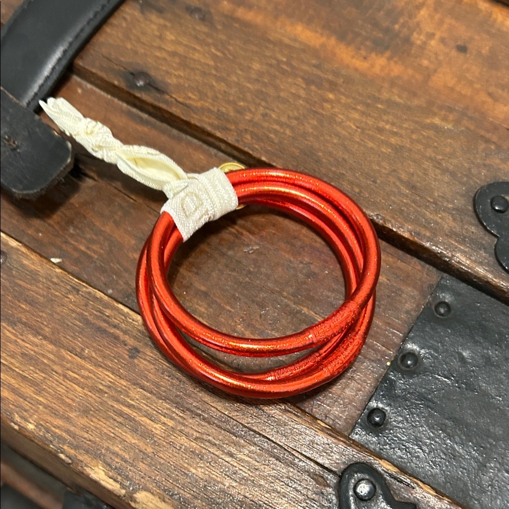 BudhaGirl crimson bangles, size medium